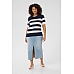 KAFFE CURVE Trui Lizzy Midnight/Chalk 